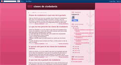 Desktop Screenshot of clasesdeciudadania10.blogspot.com