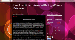 Desktop Screenshot of lombiksztori.blogspot.com