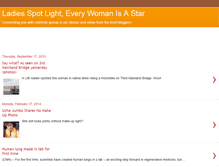 Tablet Screenshot of ladiesspotlight.blogspot.com