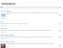 Tablet Screenshot of novelholics.blogspot.com