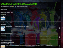 Tablet Screenshot of casaculturalosalcazares.blogspot.com