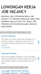 Mobile Screenshot of lowongan-kerjamu.blogspot.com