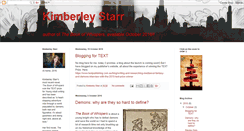 Desktop Screenshot of kimberleystarr.blogspot.com
