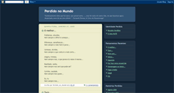 Desktop Screenshot of perdido-no-mundo.blogspot.com