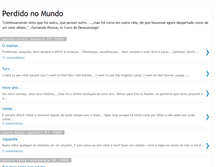 Tablet Screenshot of perdido-no-mundo.blogspot.com