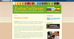 Desktop Screenshot of entreculturas-esp-ven.blogspot.com