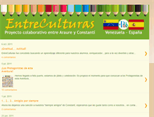 Tablet Screenshot of entreculturas-esp-ven.blogspot.com