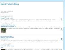 Tablet Screenshot of davehebb.blogspot.com