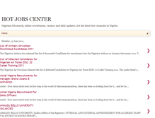 Tablet Screenshot of hotjobscenter.blogspot.com