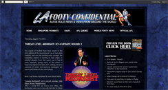 Desktop Screenshot of lafootyconfidential.blogspot.com
