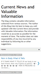 Mobile Screenshot of currentnewsandinformation.blogspot.com