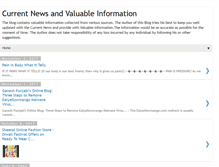 Tablet Screenshot of currentnewsandinformation.blogspot.com