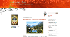 Desktop Screenshot of incredibleindia-travels.blogspot.com