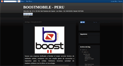 Desktop Screenshot of boostperu.blogspot.com
