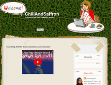 Tablet Screenshot of chiliandsaffron.blogspot.com