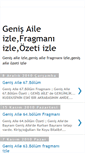 Mobile Screenshot of genisailedizisiniizle.blogspot.com
