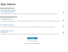 Tablet Screenshot of ilginchaberler.blogspot.com