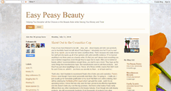 Desktop Screenshot of easypeasybeauty.blogspot.com