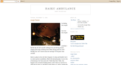 Desktop Screenshot of haiku-ambulance.blogspot.com