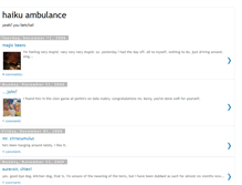 Tablet Screenshot of haiku-ambulance.blogspot.com