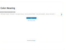 Tablet Screenshot of colormeaning.blogspot.com