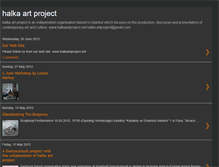 Tablet Screenshot of halkaartproject.blogspot.com