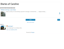 Tablet Screenshot of caroline-summer.blogspot.com