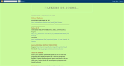 Desktop Screenshot of hackersjogos.blogspot.com