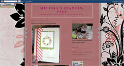 Desktop Screenshot of craftymelissa.blogspot.com