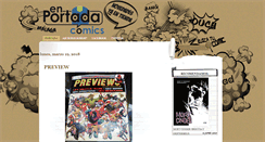 Desktop Screenshot of enportadacomics.blogspot.com