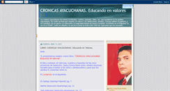 Desktop Screenshot of cronicasayacuchanas.blogspot.com