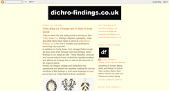 Desktop Screenshot of dichro-findings.blogspot.com