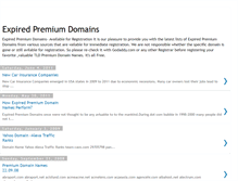 Tablet Screenshot of expiredpremiumdomains.blogspot.com