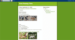 Desktop Screenshot of goat-raising-cebu.blogspot.com