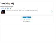 Tablet Screenshot of diversehiphop.blogspot.com