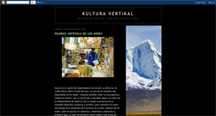 Desktop Screenshot of kulturavertikal.blogspot.com