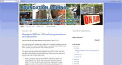 Desktop Screenshot of foundationjournal.blogspot.com