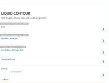 Tablet Screenshot of liquidcontour.blogspot.com