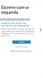Mobile Screenshot of escrevo-com-a-esquerda.blogspot.com