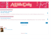 Tablet Screenshot of alittlecatty.blogspot.com