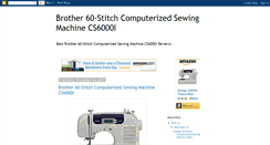 Desktop Screenshot of computerizedsewingmachinecs6000i.blogspot.com
