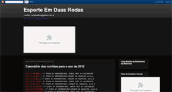 Desktop Screenshot of esporteduasrodas.blogspot.com