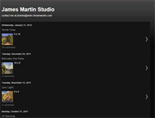 Tablet Screenshot of jamesmartinstudio.blogspot.com