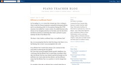 Desktop Screenshot of pianoteacherblog.blogspot.com
