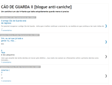 Tablet Screenshot of blogue-caodeguarda.blogspot.com