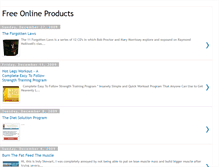 Tablet Screenshot of free-onlineproducts.blogspot.com