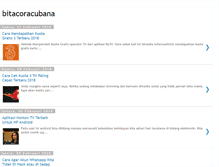Tablet Screenshot of bitacoracubana.blogspot.com