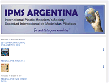 Tablet Screenshot of ipmsargentina.blogspot.com