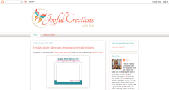 Desktop Screenshot of joyfulcreationswithkim.blogspot.com