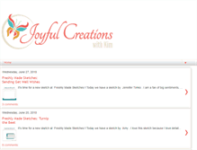 Tablet Screenshot of joyfulcreationswithkim.blogspot.com